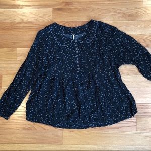 Free People baby doll blouse